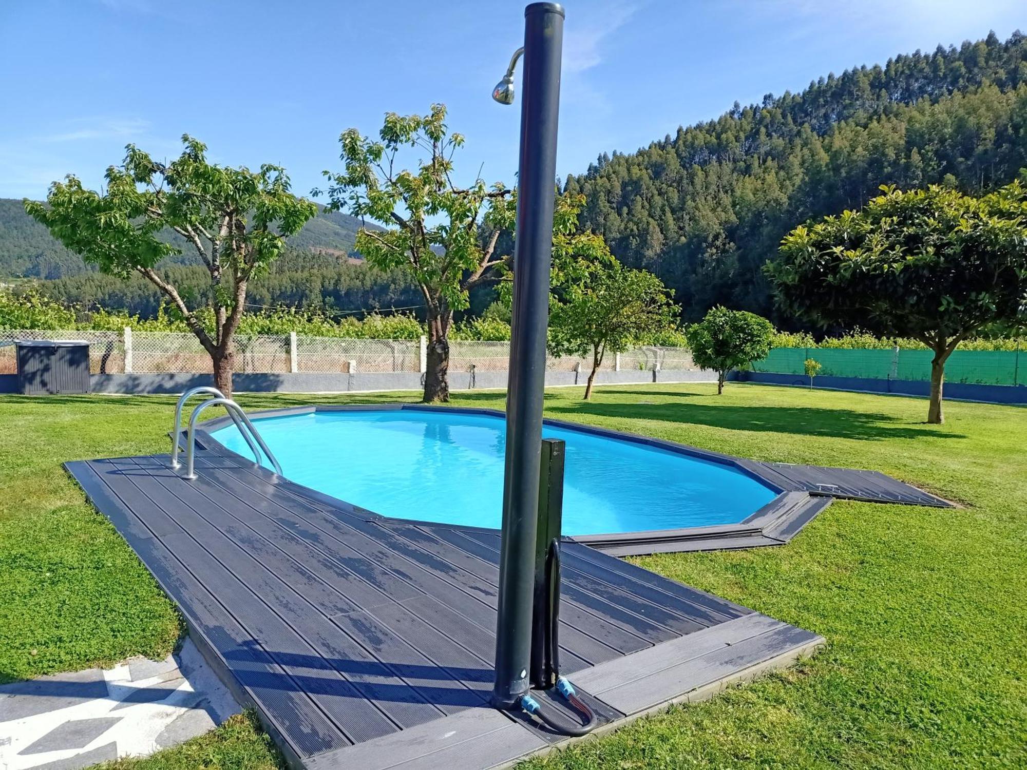 Apartamento En Bloque Vivienda Con Piscina Y Barbacoa A 15 Min De La Playa Meis ภายนอก รูปภาพ